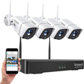 Wireless Security Camera System 8CH 1080P with 4pcs 1.3MP IP Camera N268