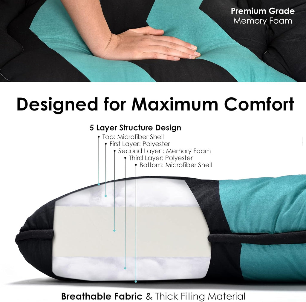 Foldable Japanese Futon Mattress Twin Size V78343