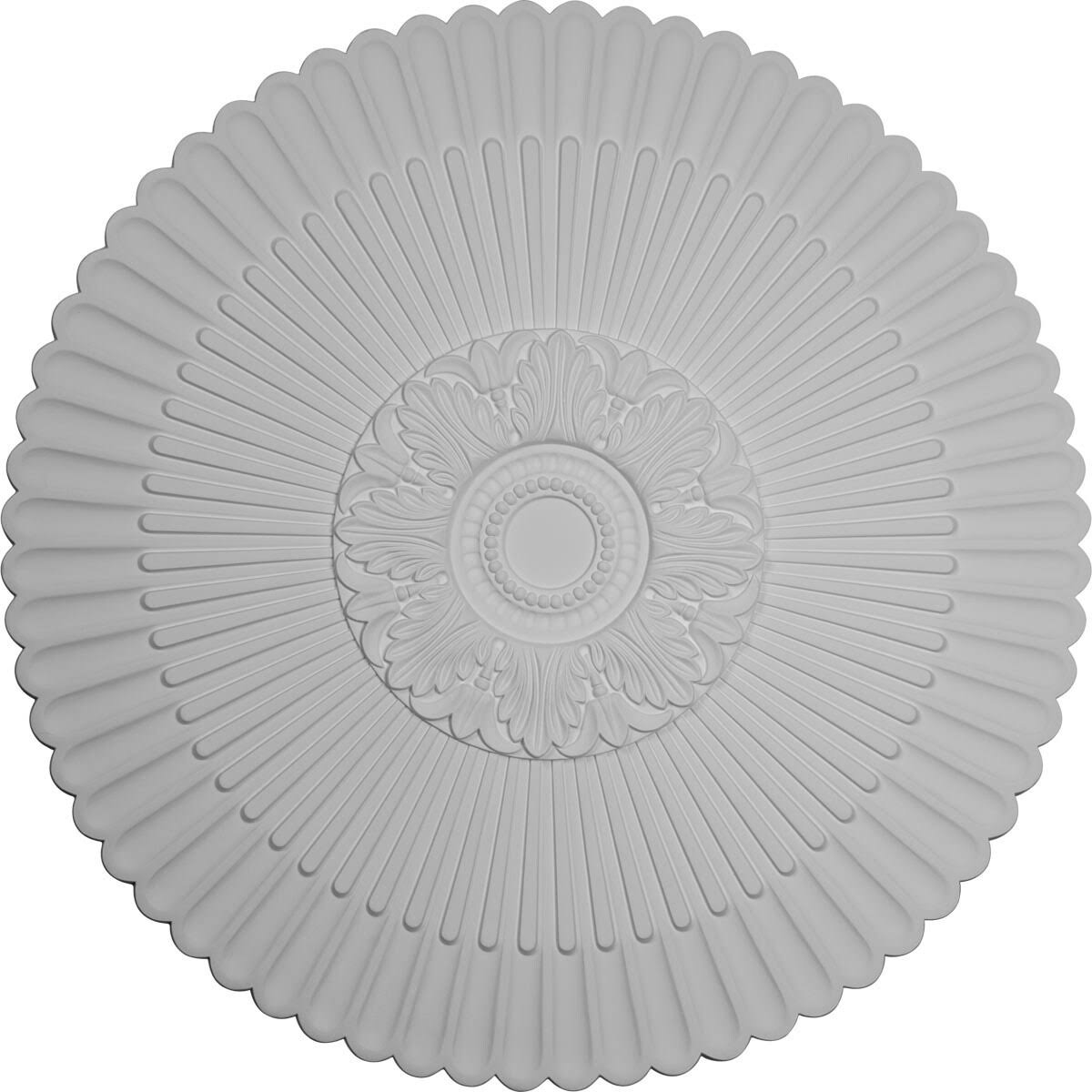 Hand-Painted Black Pearl Ceiling Medallion P1636
