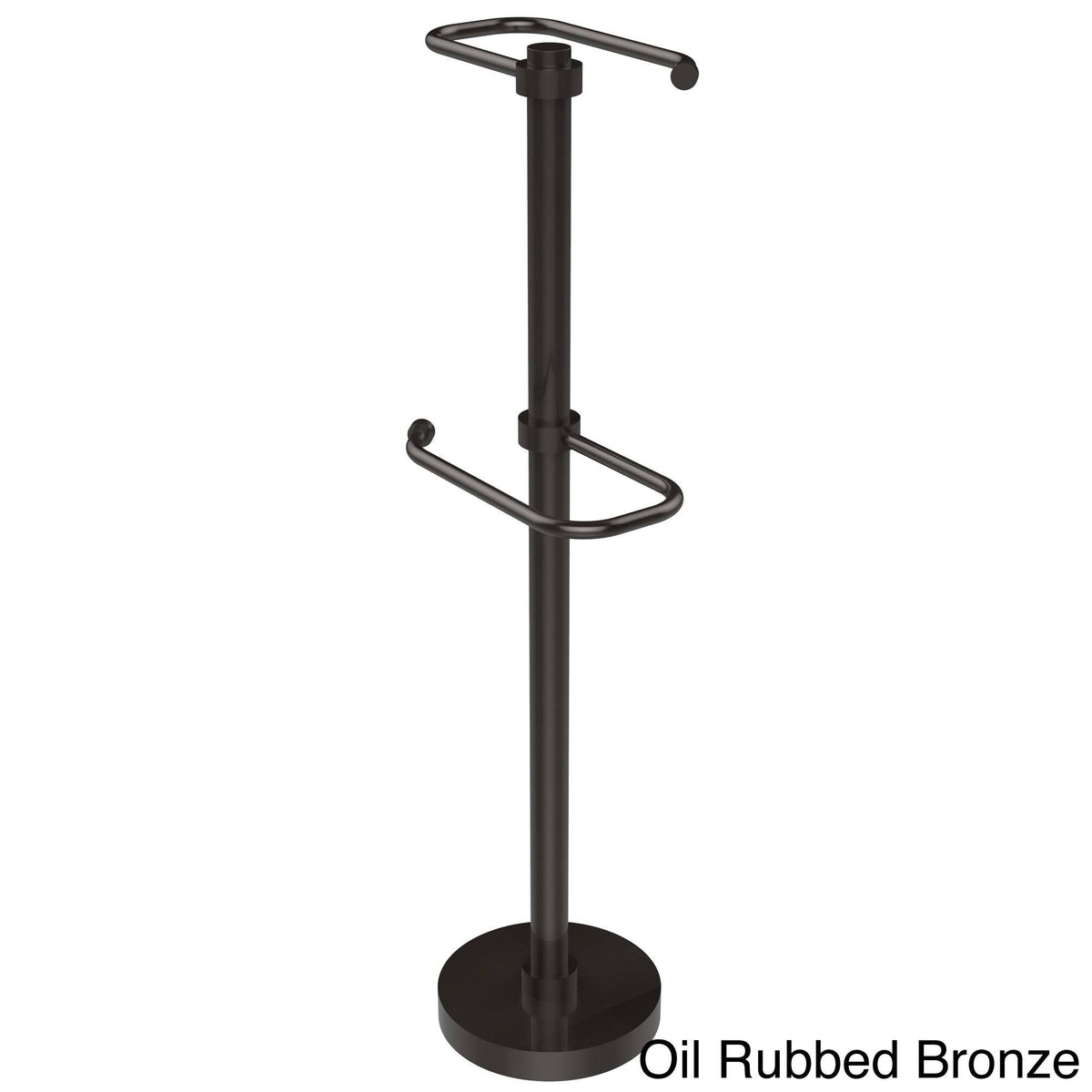 Free Standing Two Roll Toilet Tissue Stand Oil Rubbed Bronze Q504133
