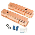 Diecast Aluminum Valve Covers - Copper Plated, Tall M383