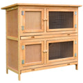 Solid Wood Rabbit Hutch P406