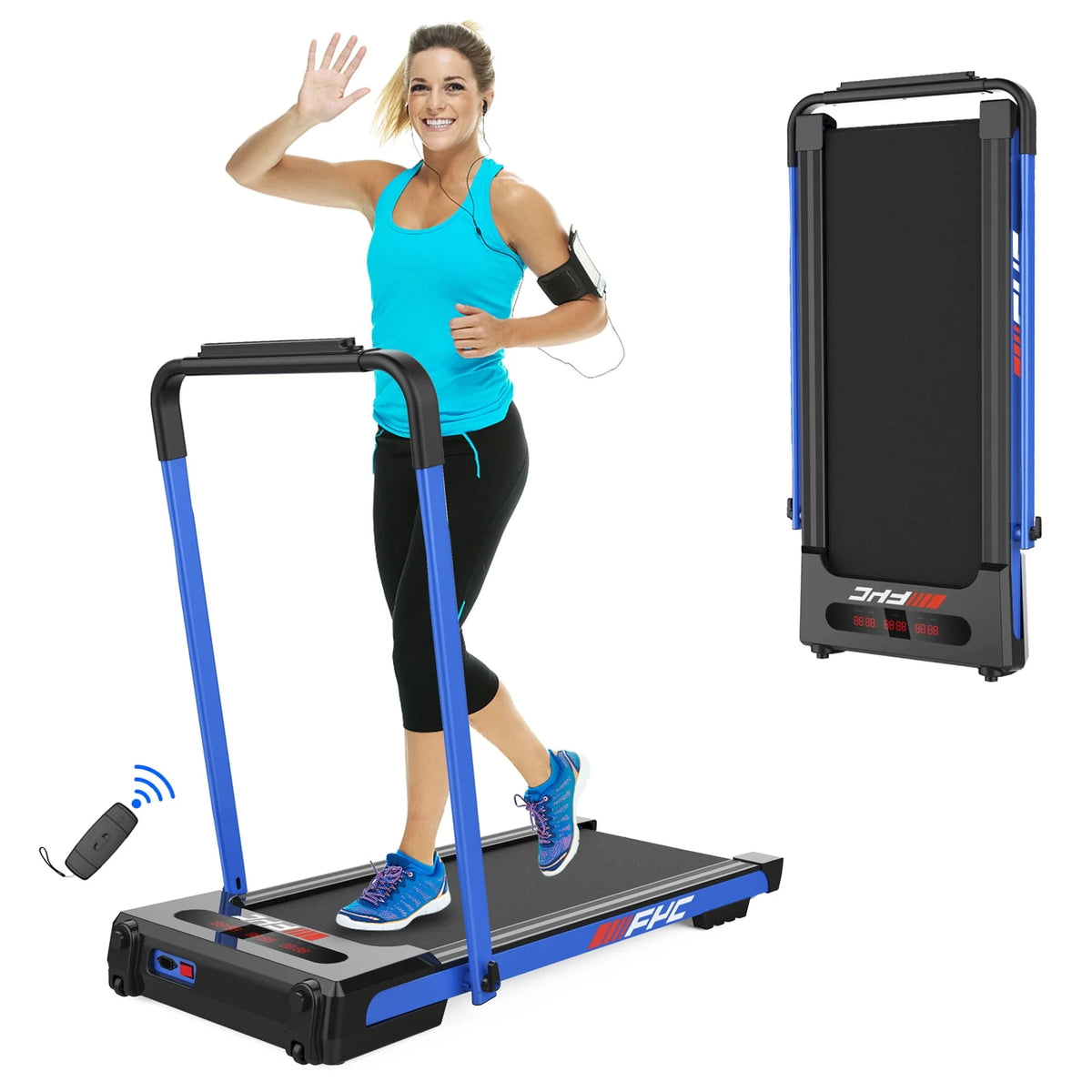 2.5 HP Folding Treadmill with LCD Display L61937