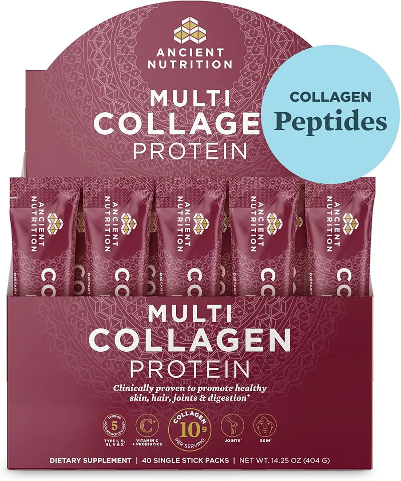 Collagen Peptides Powder, 40 Stick Packs L6541