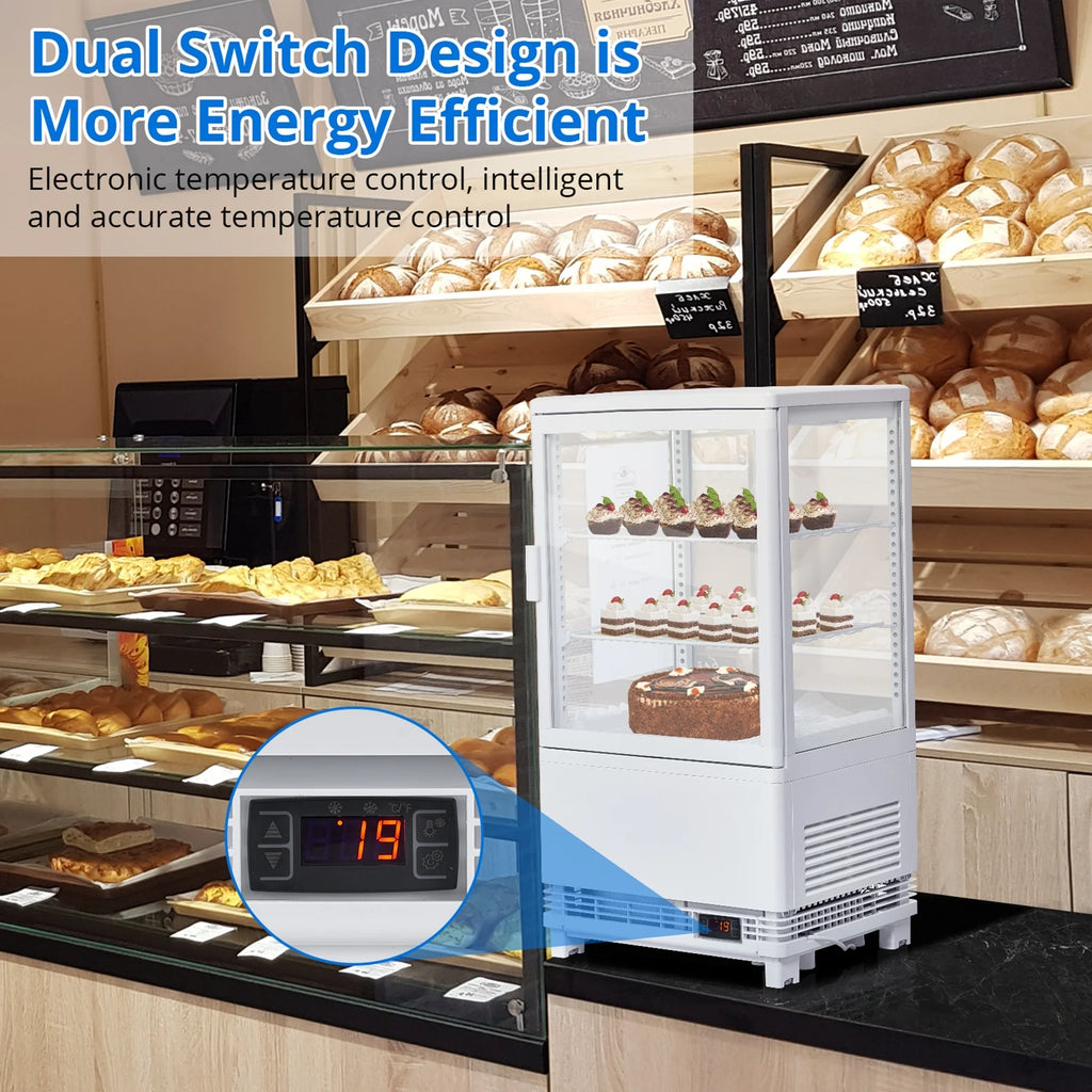 2.1 Cu.Ft Single Door Countertop Refrigerated Display Case X4125