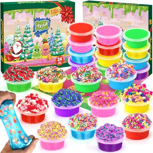 24 Days Advent Calendar with Butter Slime B34246