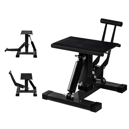 Adjustable Motorcycle Lift Stand with 450Lbs Capacity F728148