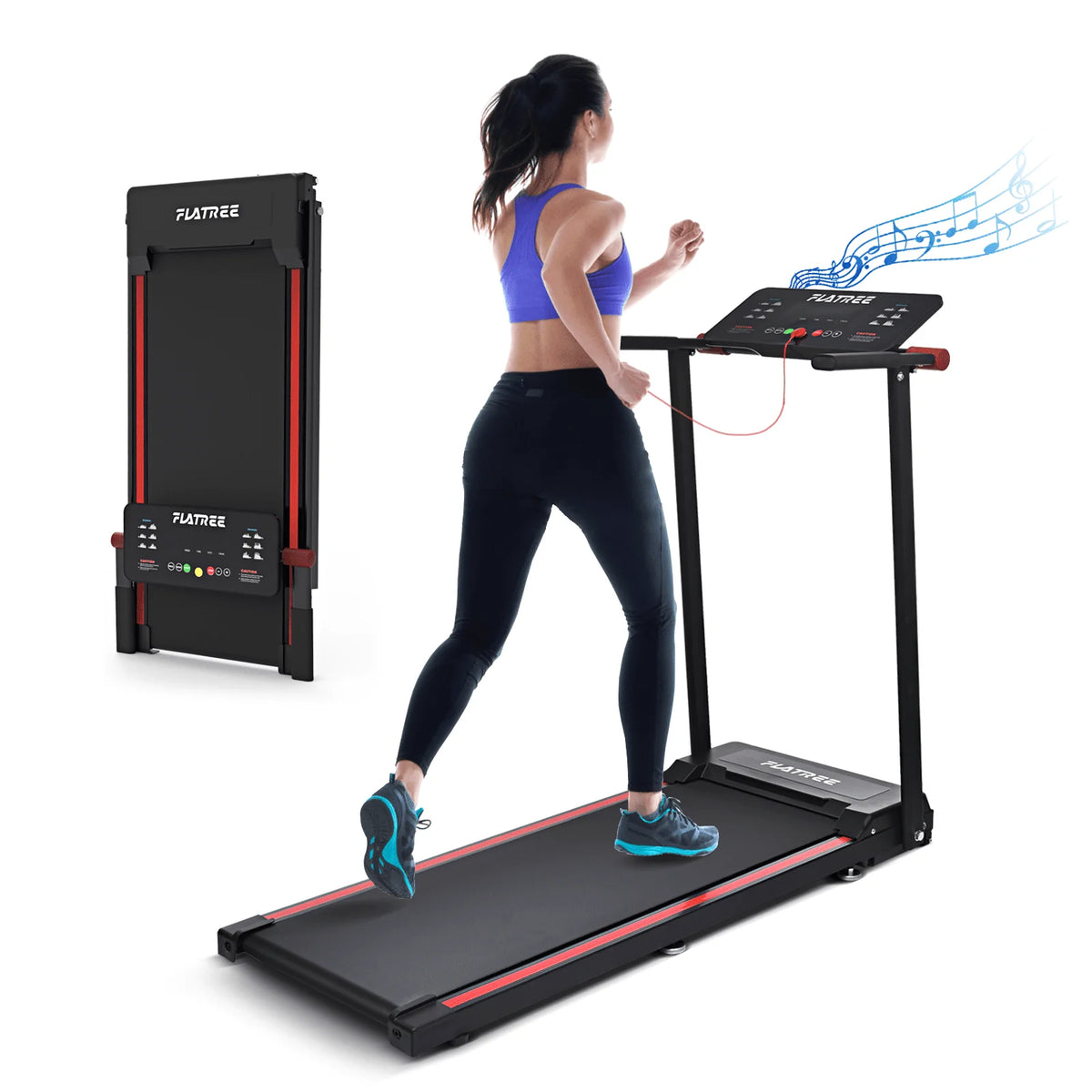 Folding Treadmill with 12 Preset Programs, 3.0 HP and 220 LBS Capacity N890