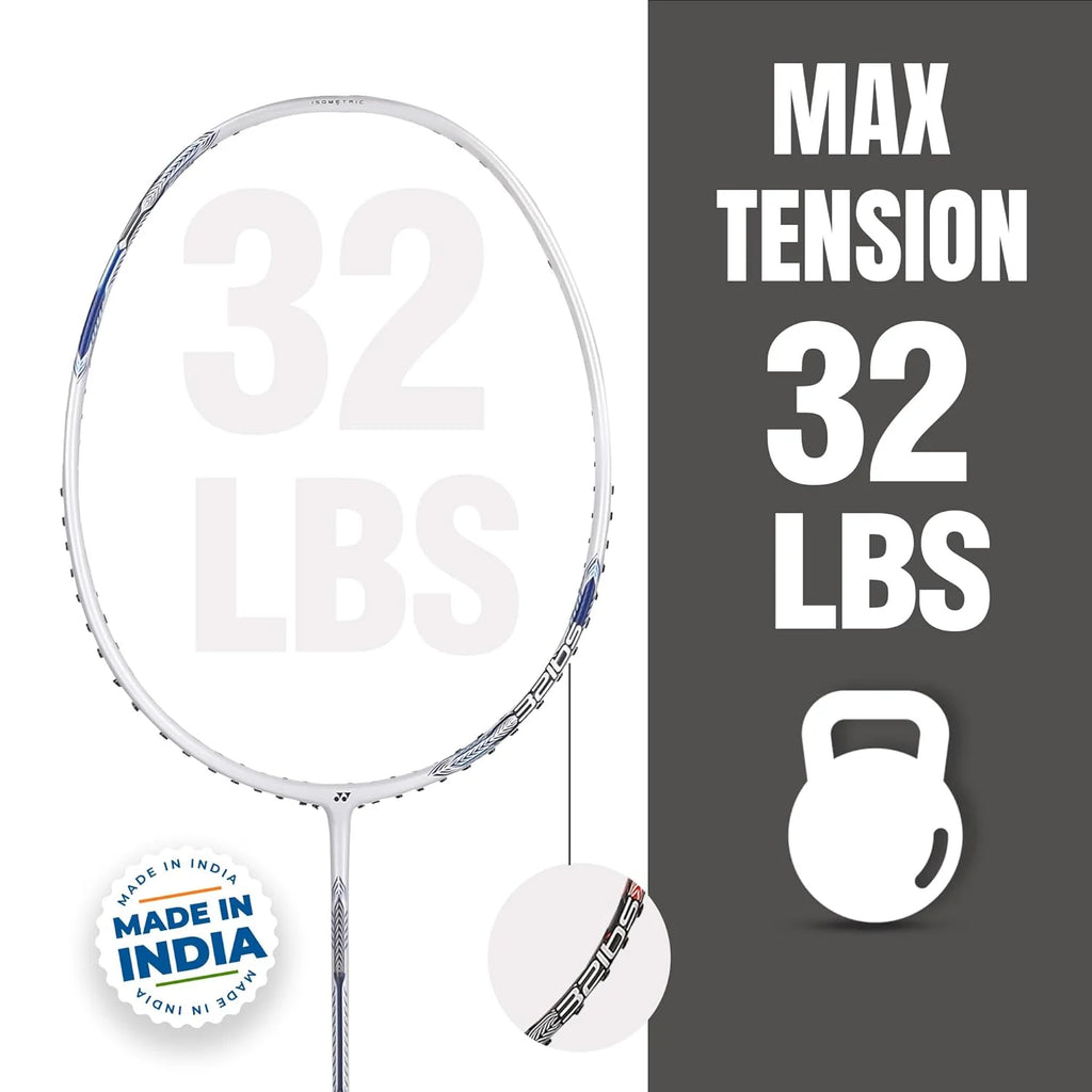 Pearl White Badminton Racquet F345482