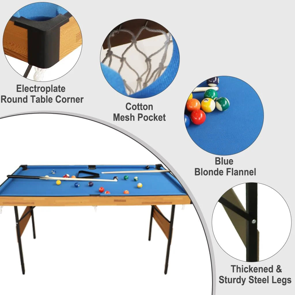 55 inch 3-in-1 Folding Billiard Table Set U2307