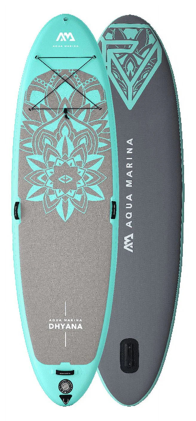 11'0 Inflatable Paddle Board with Carry Bag, Paddle, Fin, Pump & Safety Harness J49695