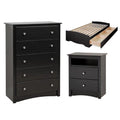 Twin Storage Bed Chest and 2 Drawer Night Stand I3468