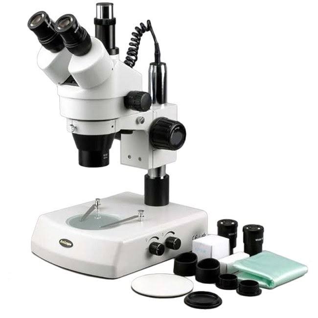 3.5X-90X Stereo Zoom Microscope with Dual Halogen Lights and 3MP Camera O920702