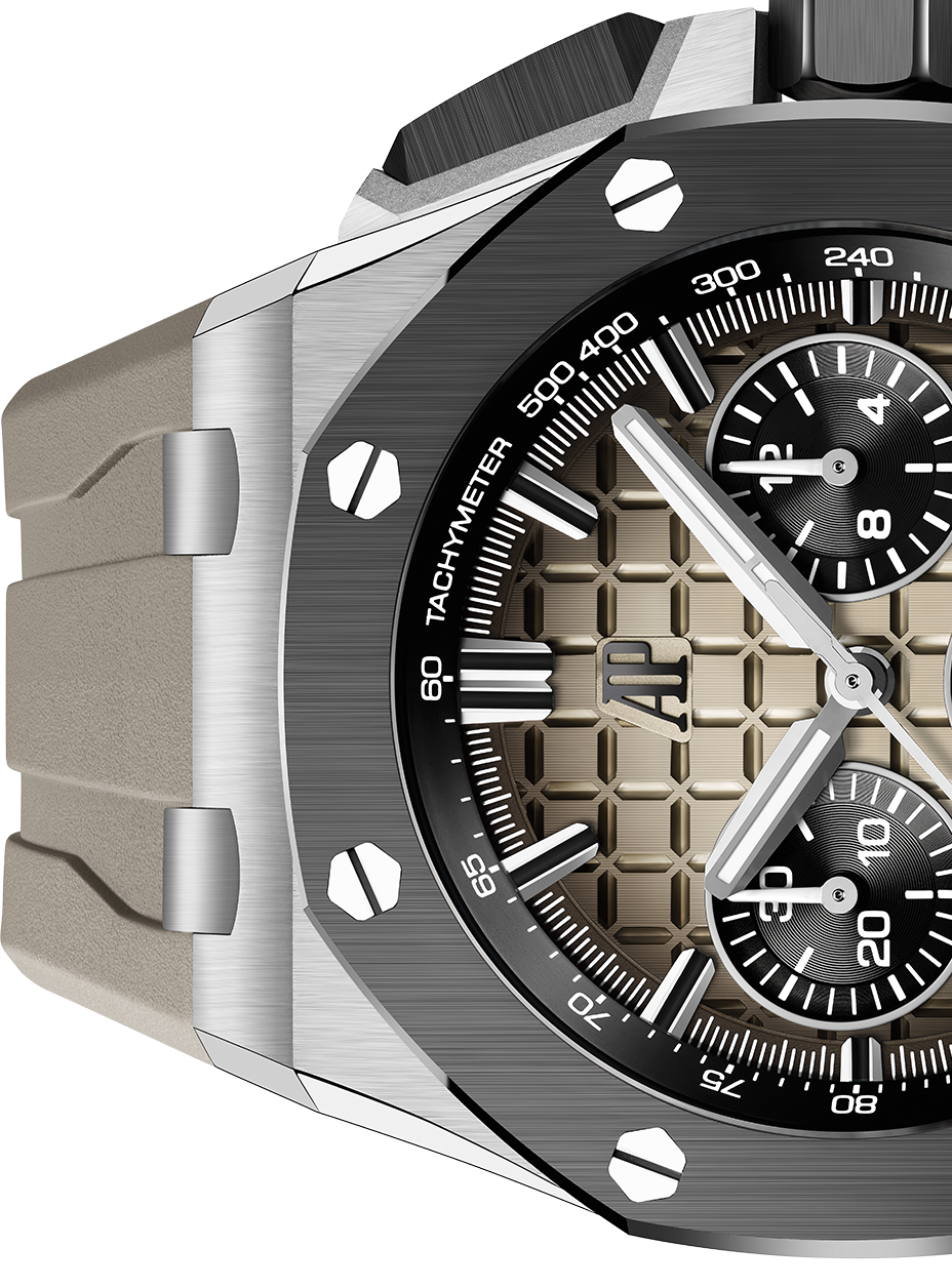 Smoked Light Brown Dial Chronograph 43mm J81222