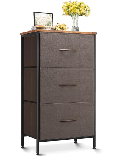 Black 3 Drawer Dresser I13796