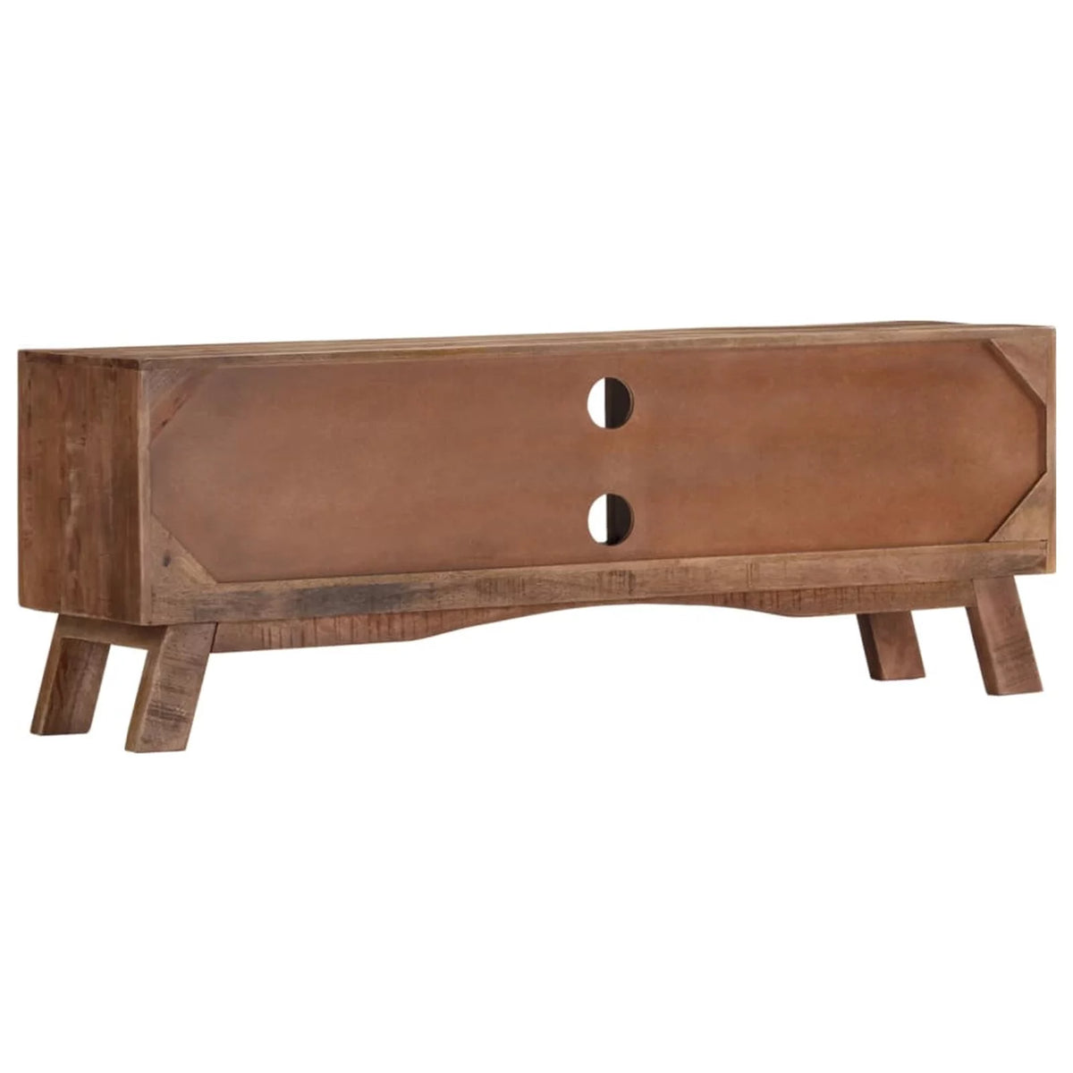Rough Mango Wood TV Stand with 2 Drawers E32512