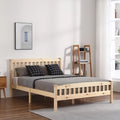 Solid Wood Platform Bed Frame Queen Size R93015