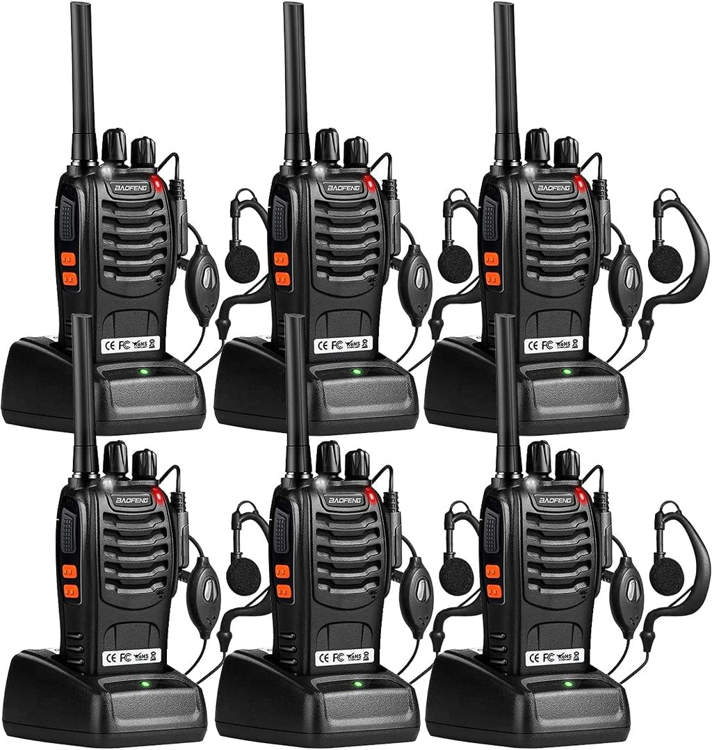 Rechargeable Long Range UHF Two-Way Radios Set 5 Pack W570