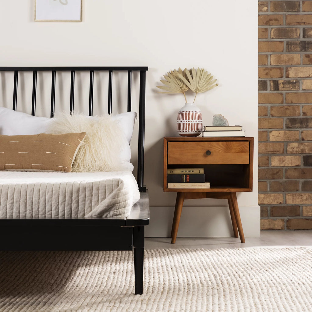 Queen Size Solid Wood Platform Bed X243