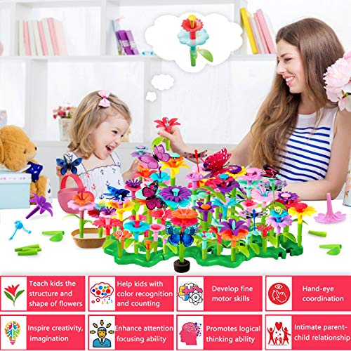 200 Pcs Flower Building Toy Set B871514