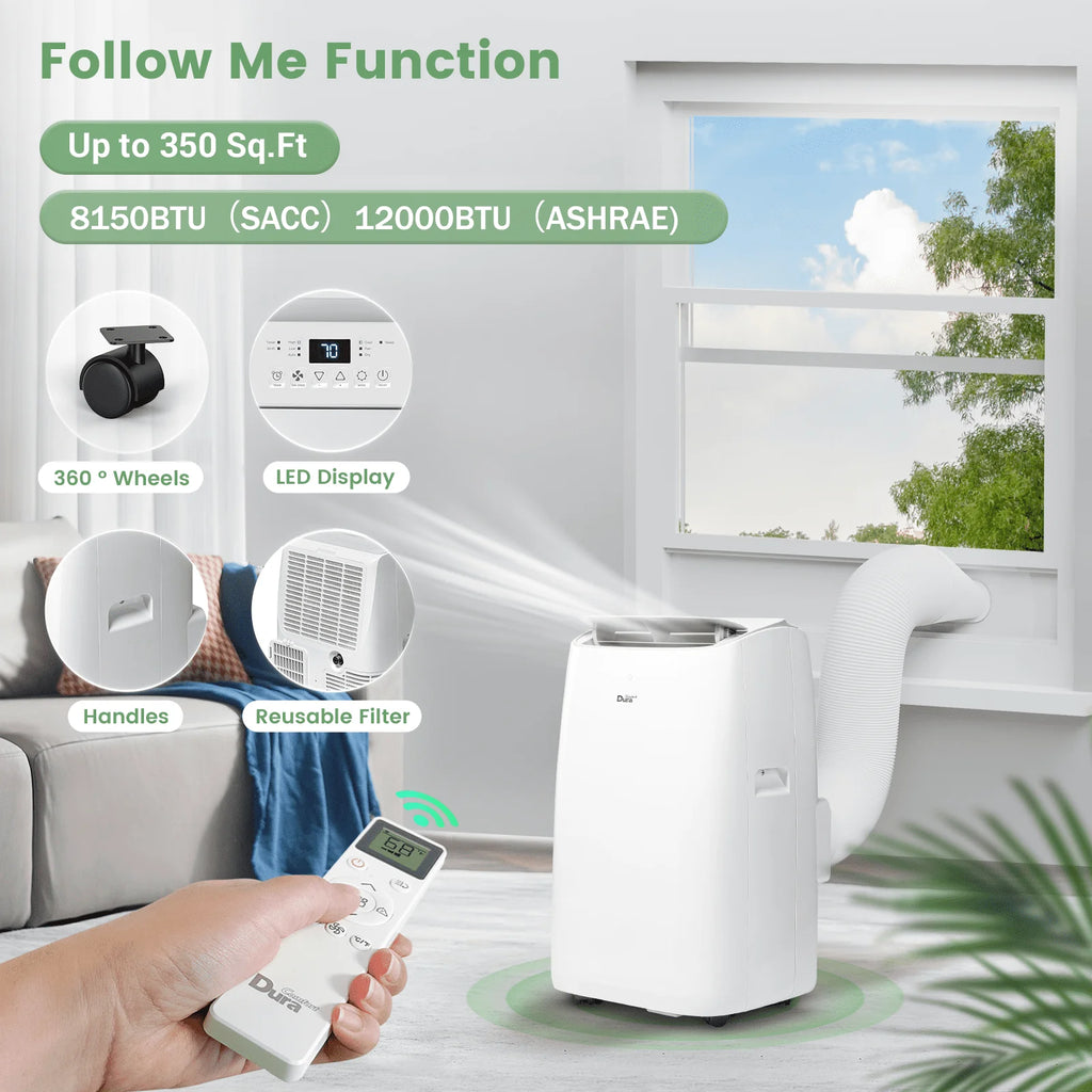 White Portable Air Conditioner, Dehumidifier, Fan R765405