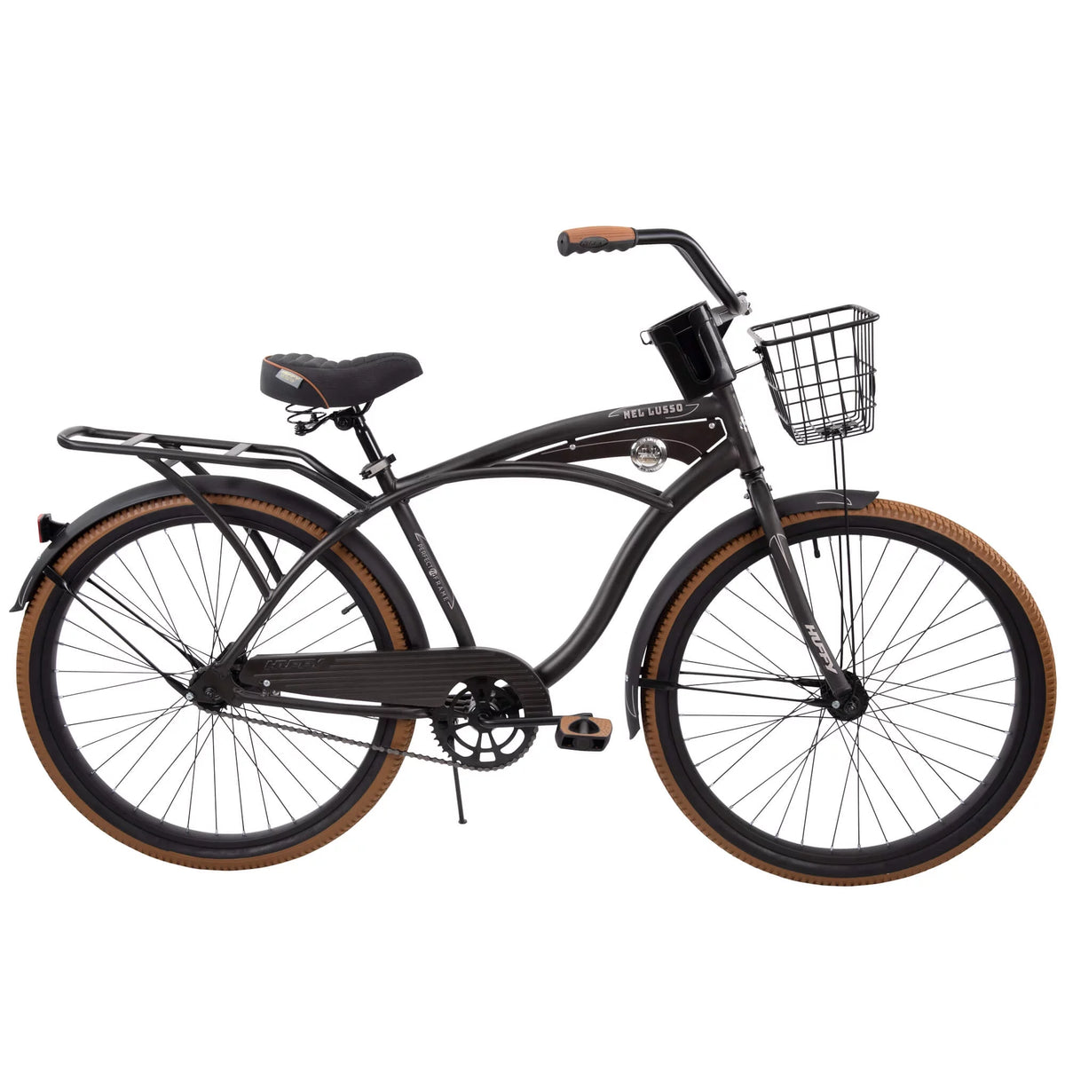Charcoal 26 In. Single-Speed Cruiser Bike V1144