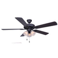 Black 5 Blade Ceiling Fan H522