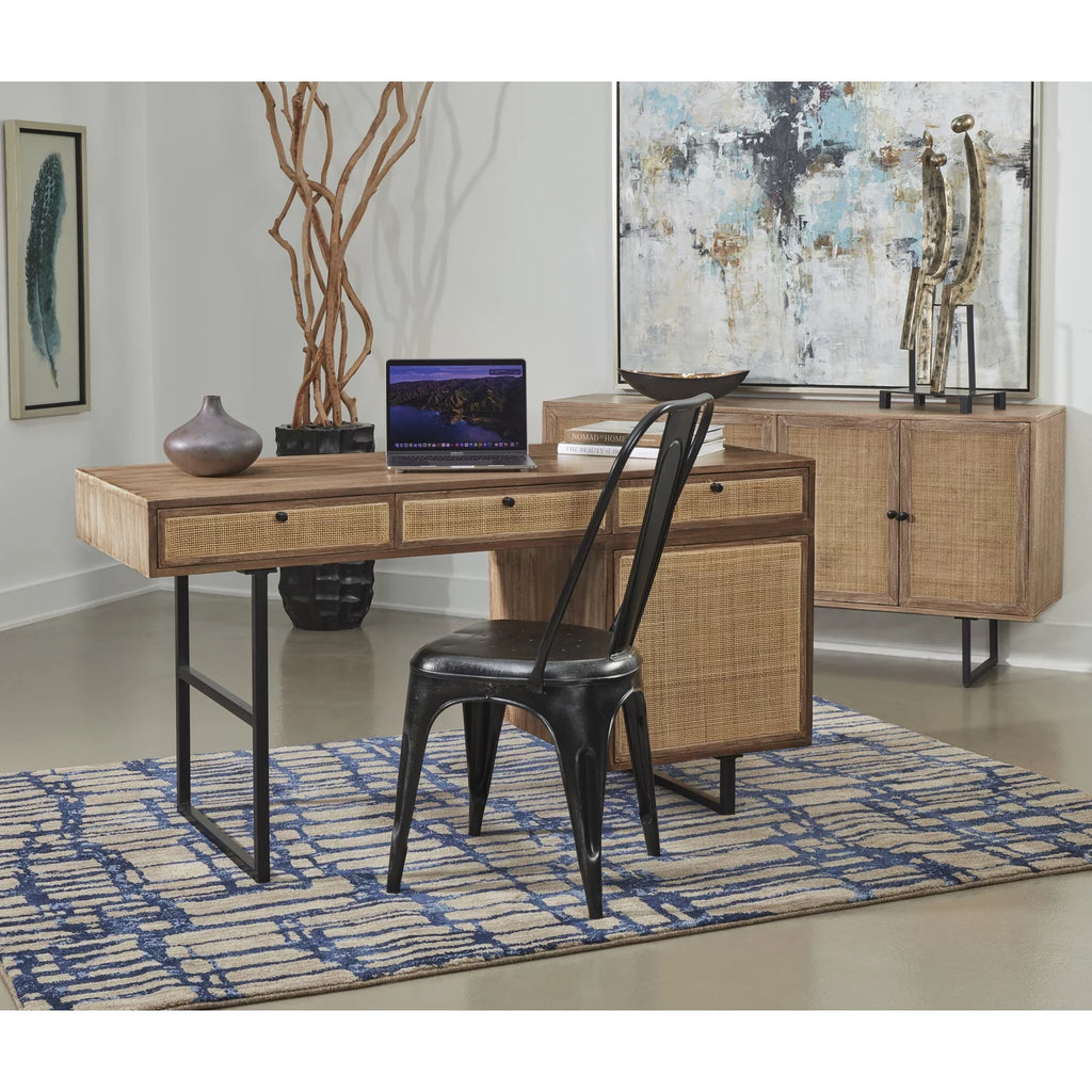 Reclaimed Wood & Iron Square Cocktail Table S55078