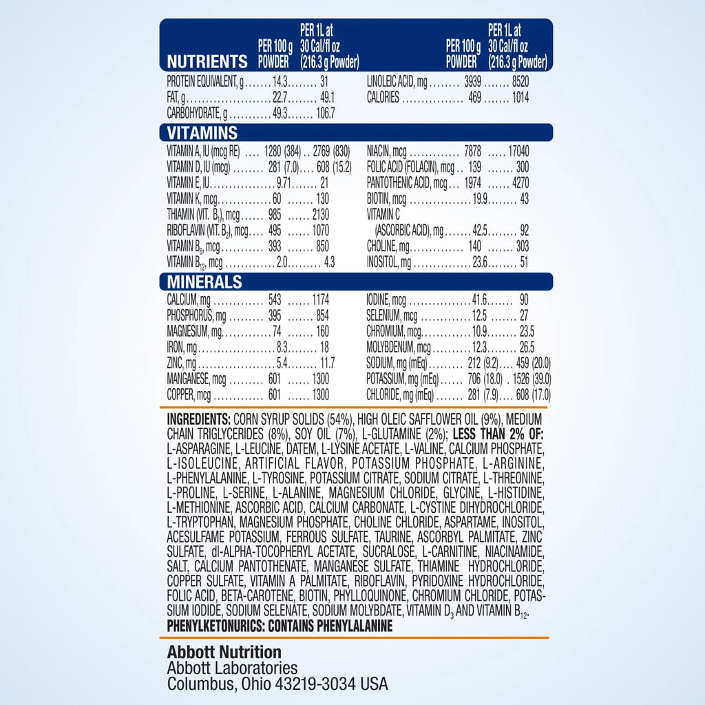 Nutrition Powder 14.1-oz Pack of 6 J446