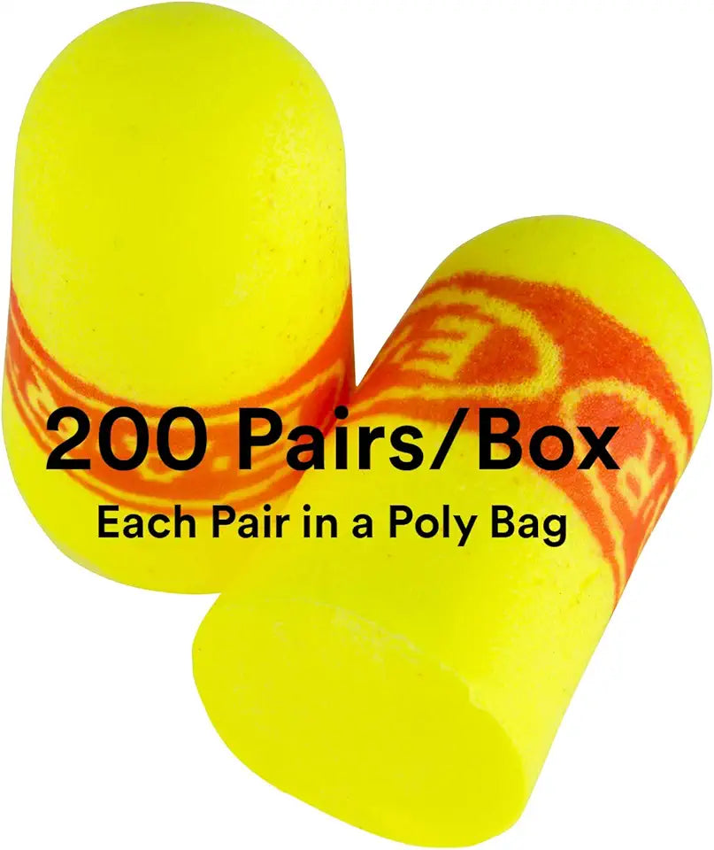 Uncorded Disposable Foam Ear Plugs 200 Pairs D89333