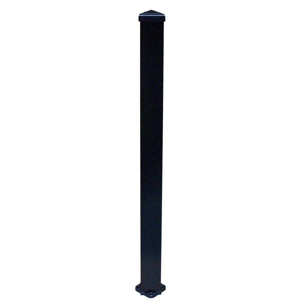 Textured Black Structural Aluminum Post P507