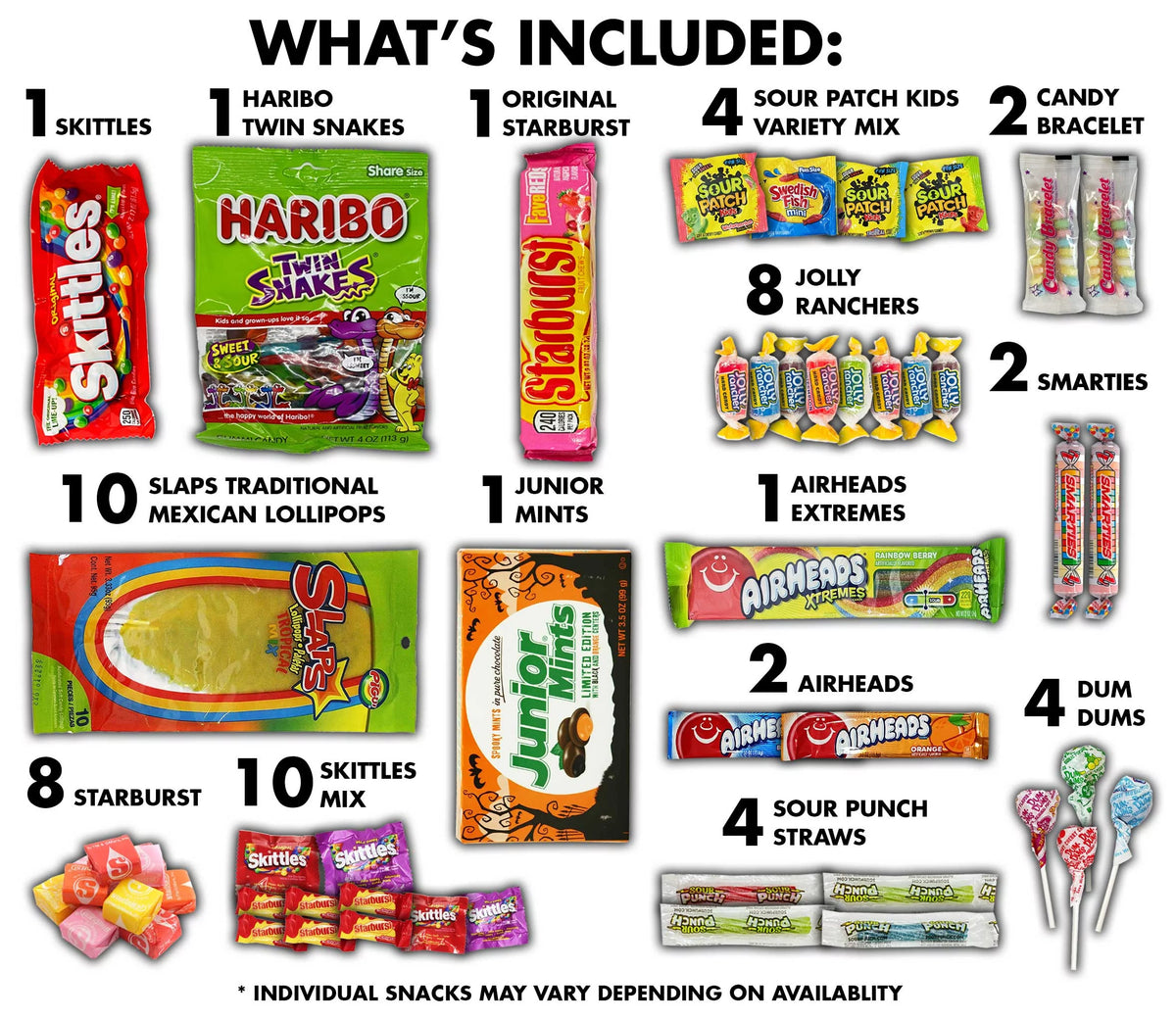 Candy Gift Box 60 Count N414060