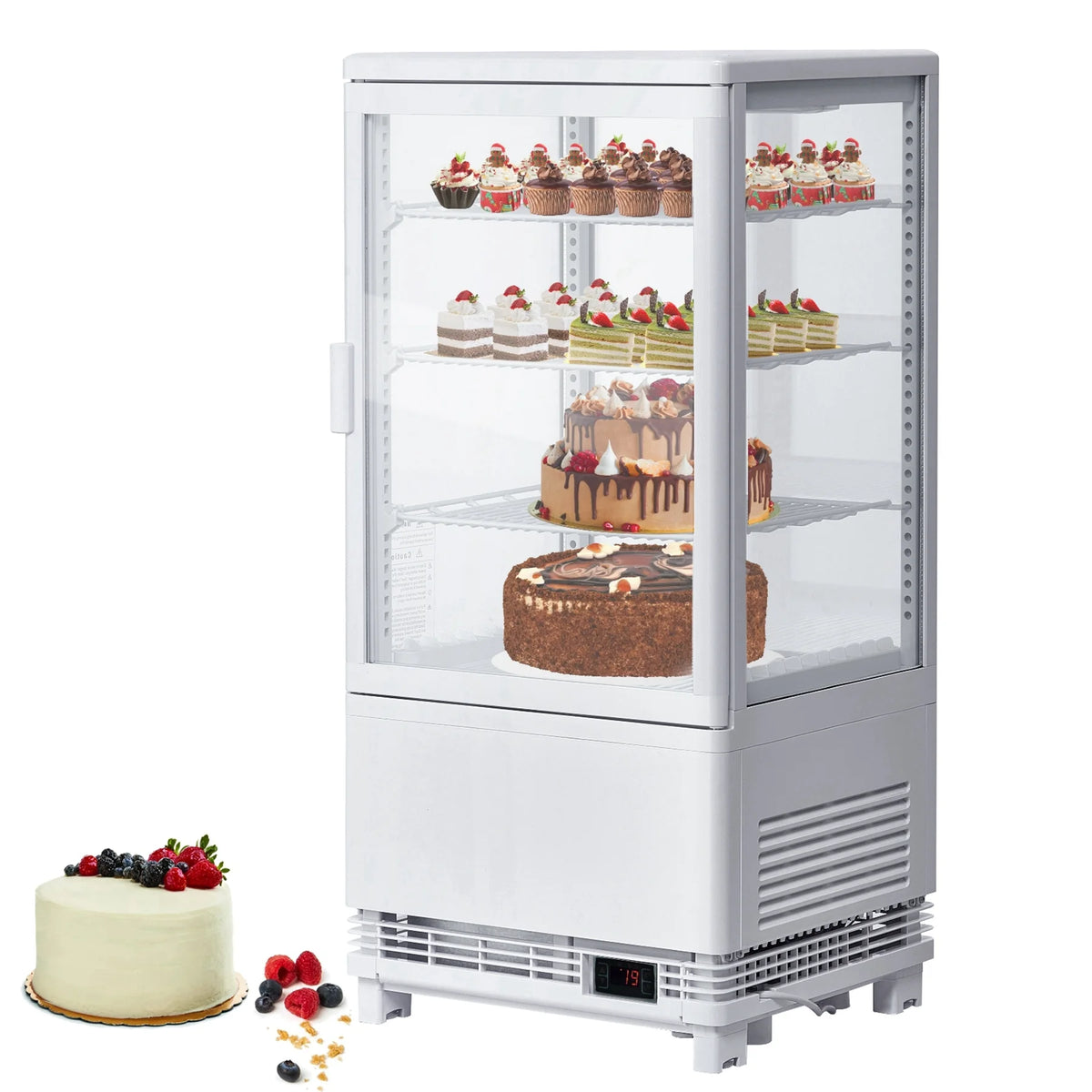 2.1 Cu.Ft Single Door Countertop Refrigerated Display Case X4125