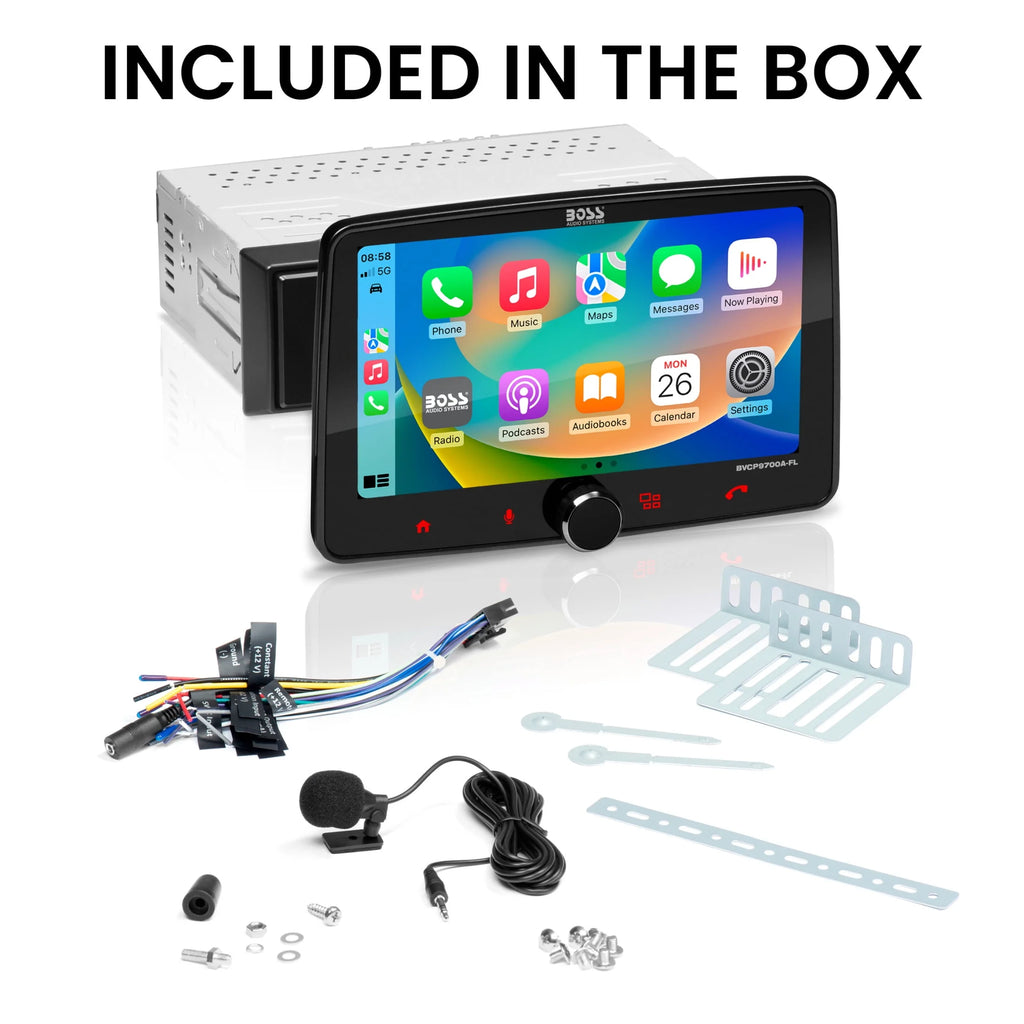 Single Din 7 Inch Touchscreen Car Stereo with Apple CarPlay Android Auto Bluetooth A28603