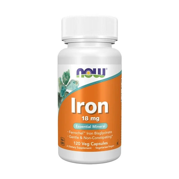 Iron 18 mg 120 Veg Capsules A62529