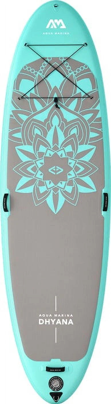 11'0 Inflatable Paddle Board with Carry Bag, Paddle, Fin, Pump & Safety Harness J49695