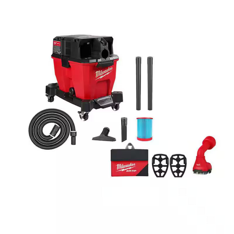 9 Gal. Cordless Wet/Dry Shop Vacuum with Swiveling Palm Brush Tool O806