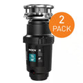 1/2 HP Continuous Feed Garbage Disposal with Power Cord (2-Pack) A8365