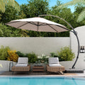 11FT Patio Umbrella with Base M2739