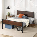 Queen Bamboo and Metal Platform Bed Frame R34983