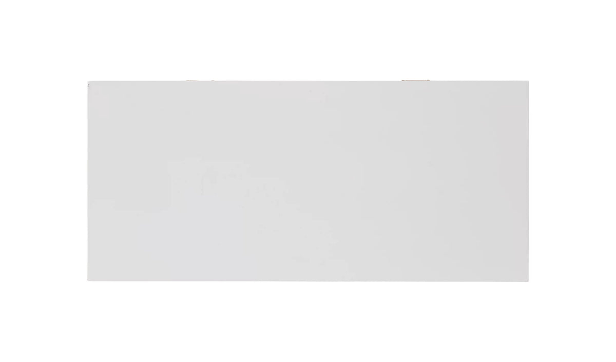 2-Drawer White Writing Desk P784210
