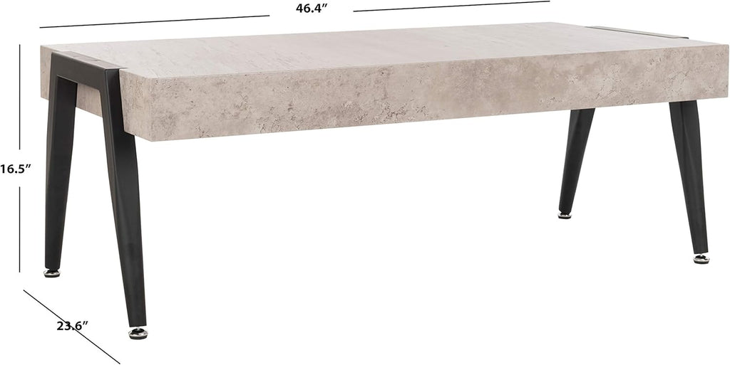 Light Grey and Black Coffee Table M36387