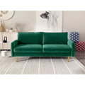Green Velvet Sofa X321