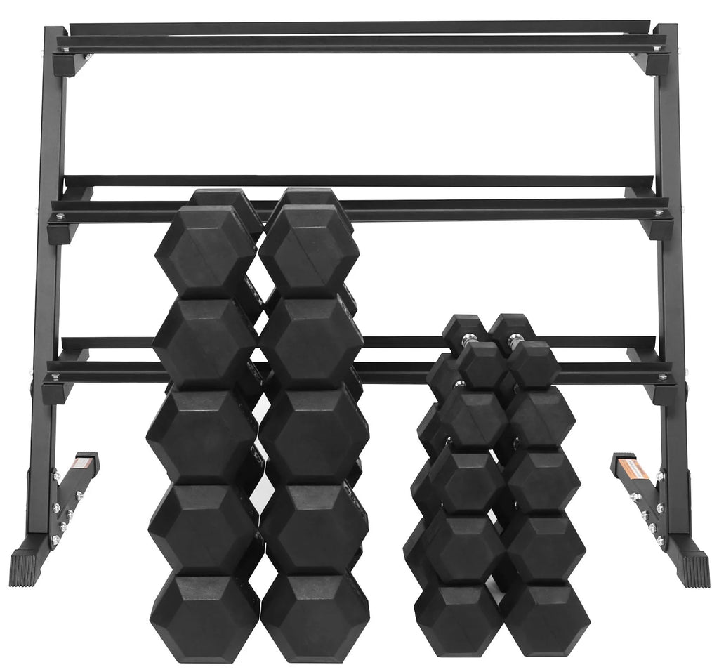 150 LB Dumbbell Set with A-Frame Rack F96077