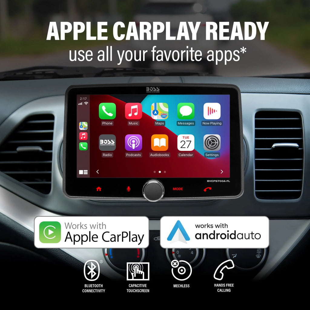 Single Din 7 Inch Touchscreen Car Stereo with Apple CarPlay Android Auto Bluetooth A28603