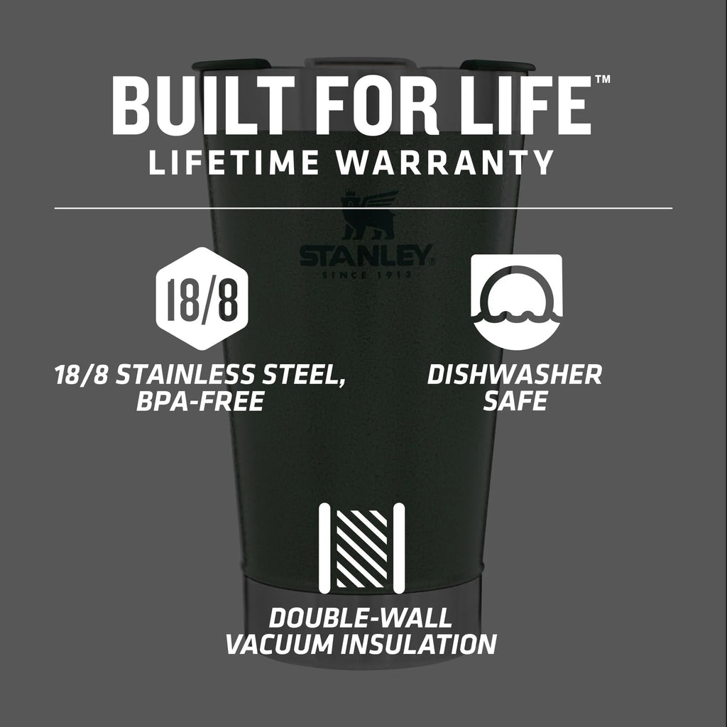 Stainless Steel Vacuum Insulated Beer Mug, 16 oz B31318