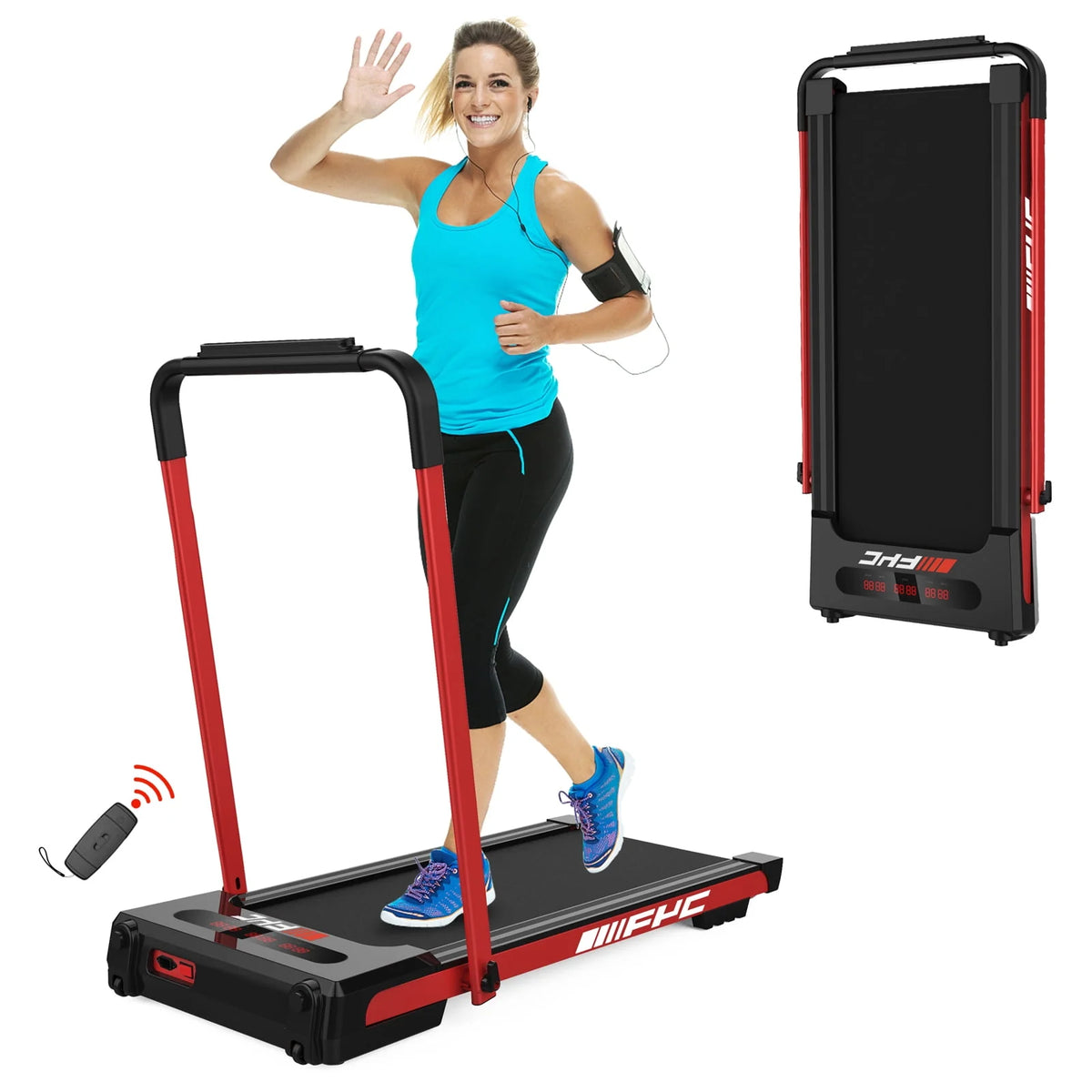 2.5 HP Folding Treadmill with LCD Display L61937