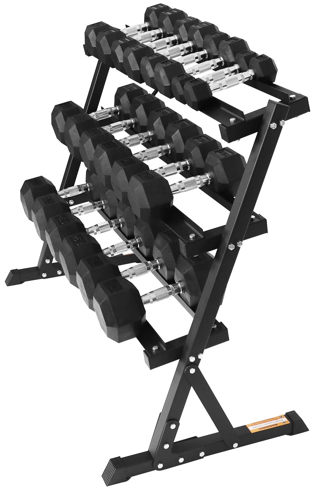 150 LB Dumbbell Set with A-Frame Rack F96077
