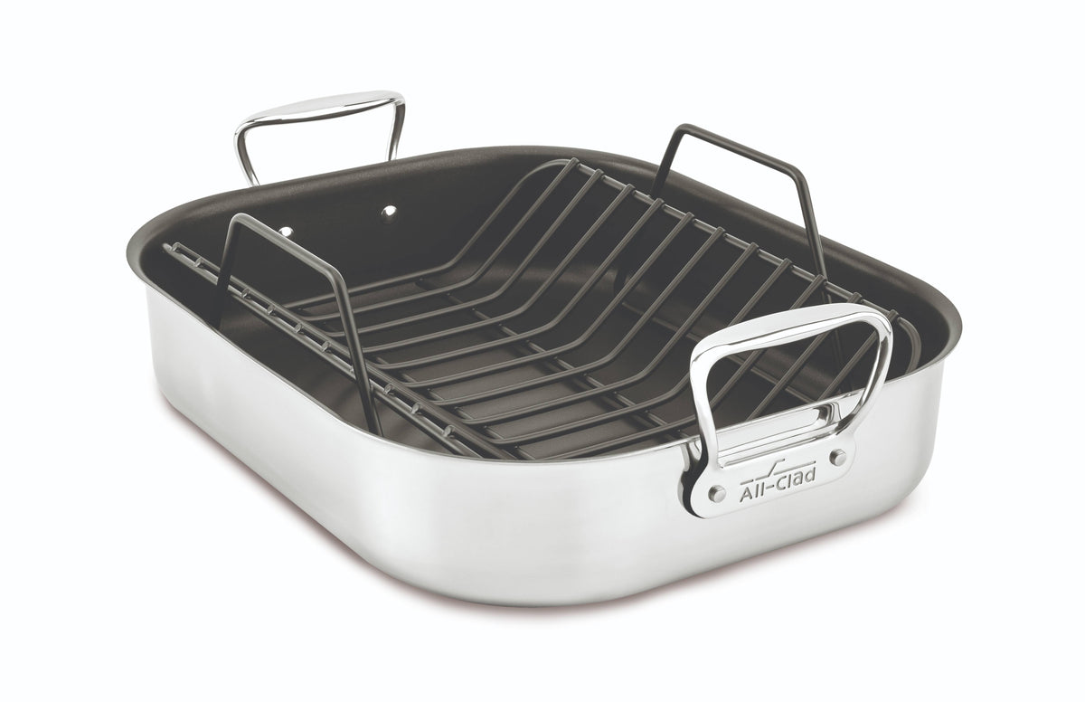Large Nonstick Roasting Pan with Rack C5179