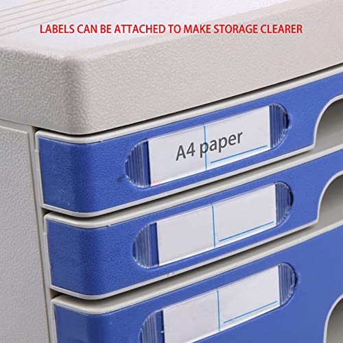10 Layers Lockable Flat Blue File Cabinet X420295